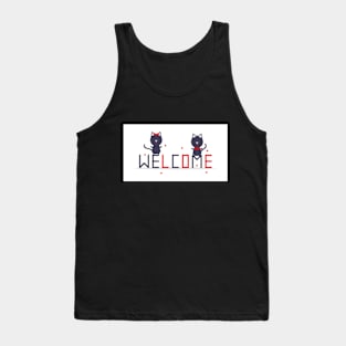 Welcome cats Tank Top